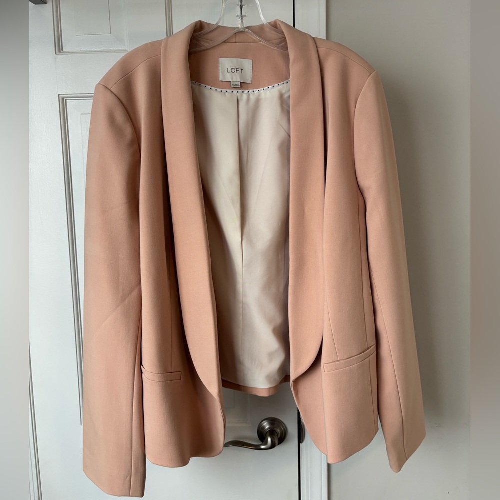 LOFT Women's Soft Pink Blazer